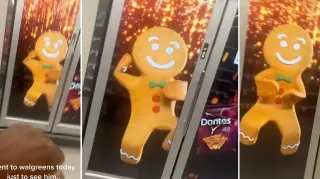 Carte meme Walgreens Gingerbread Man, rareté commune