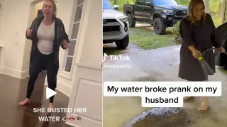Carte meme Water Broke Prank, rareté commune