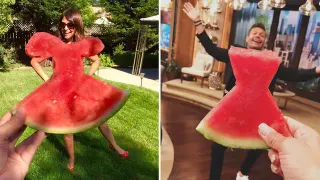 Watermelon Dress meme card, common rarity
