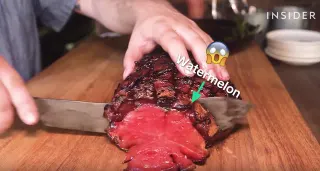Watermelon Ham meme card, common rarity