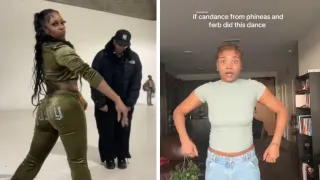 Wax-A-Million's "Ain't Got No Panties On" Dance Challenge meme card, common rarity