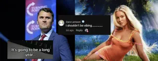 Carte meme We Are Charlie Kirk Zara Larsson Remix, rareté commune