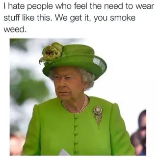 We Get It, You Smoke Weed meme card, common rarity