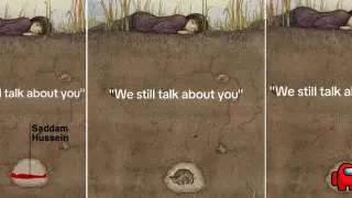 We Still Talk About You meme card, common rarity