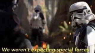 We Weren't Expecting Special Forces meme card, common rarity