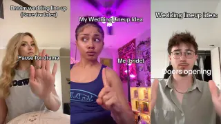 Wedding Lineup Idea meme card, common rarity