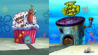Weenie Hut Jr's vs. The Salty Spitoon meme card, common rarity