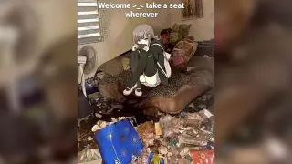 Welcome >_< Take a Seat Wherever meme card, common rarity