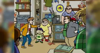 Carte meme Welcome to Eltingville Trivia-Off, rareté commune