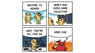 Welcome to Heaven meme card, common rarity