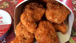 Carte meme Wendy’s Spicy Chicken Nuggets, rareté commune