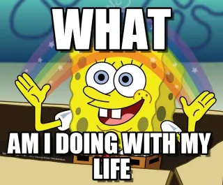 Carte meme What Am I Doing With My Life?, rareté commune