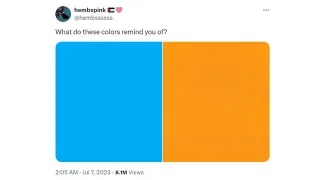 Carte meme What Do These Colors Remind You Of?, rareté commune