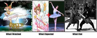 What I Watched / What I Expected / What I Got meme card, epic rarity