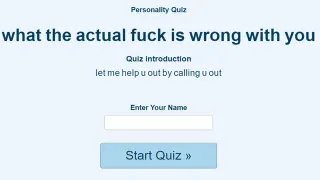 Carte meme What the Actual Fuck is Wrong With You Quiz, rareté commune