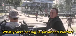 What You're Seeing Is Advanced Warfare meme card, common rarity