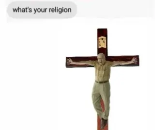 What's Your Religion meme card, common rarity