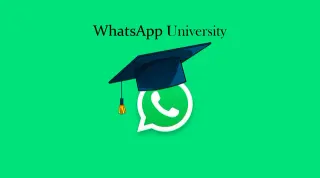 WhatsApp University meme card, common rarity