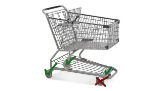 Carte meme Wheels on a Shopping Cart, rareté commune