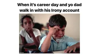 Carte meme When It’s Career Day, rareté commune