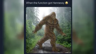 Carte meme When The Function Got Hennessy, rareté commune