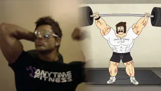 When the Zyzz Music Kicks In meme card, common rarity