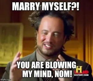 #WhenIMarryMyself meme card, common rarity