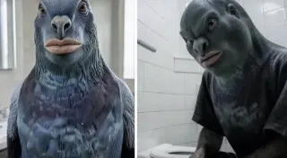 Carte meme Whispering Pigeon, rareté commune