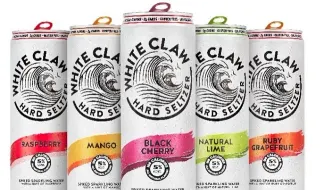 White Claw Hard Seltzer meme card, common rarity