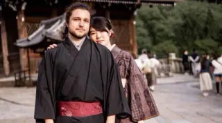 White Man In A Kimono meme card, common rarity