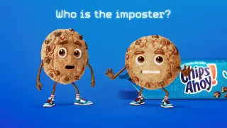 "Who Is The Imposter?" Chips Ahoy Ad meme card, common rarity