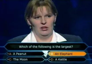 Who Wants to Be a Millionaire? meme card, common rarity