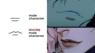 Carte meme Whore Male Character, rareté commune