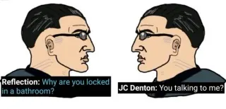 Why Are You Locked in the Bathroom? meme card, common rarity