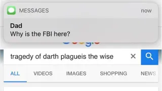 "Why Is the FBI Here?" meme card, rare rarity