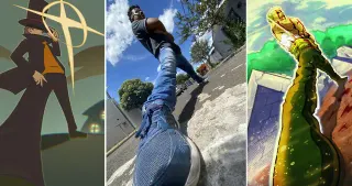 Carte meme Wide Power Stance Low-Angle Shot / Standing on Business Pose, rareté commune