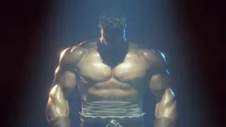 Wide Ryu meme card, common rarity