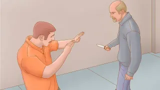 WikiHow Defending Against a Knife Attack meme card, rare rarity