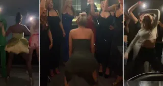 Wild Side / Green Dress Girl / "Benjamins Deli" TikTok Trend meme card, common rarity