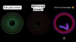 Will the Ball Escape? / Ball Bouncing Brainrot meme card, common rarity