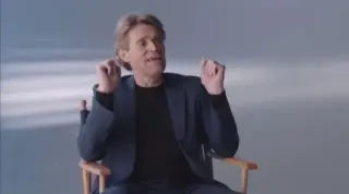 Willem Dafoe "He's Gay, But He Has A Special Connection To Classical Music" meme card, common rarity