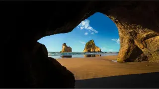 Carte meme Windows 10 Wharariki Beach Cave Wallpaper, rareté commune