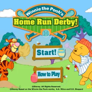 Winnie The Pooh's Home Run Derby meme card, epic rarity