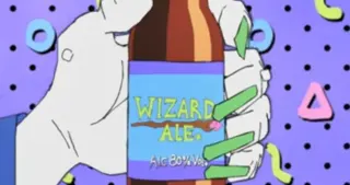 Wizard Beer / Ale meme card, common rarity