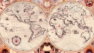 Wizarding Schools Map meme card, common rarity