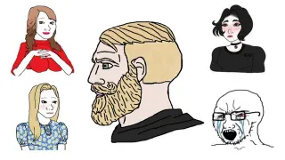 Carte meme Wojak Comics, rareté rare