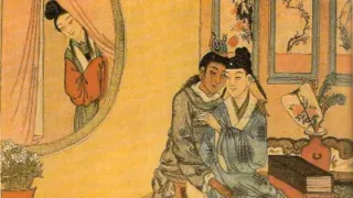 Carte meme Woman Spying On Male Lovers, rareté commune