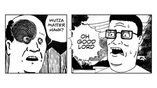 Woodrow White's 'King Of The Hill' x Junji Ito Crossovers meme card, common rarity