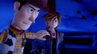 Carte meme Woody Holding Sora Back, rareté rare