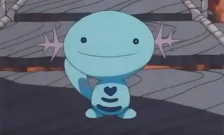 Wooper meme card, common rarity